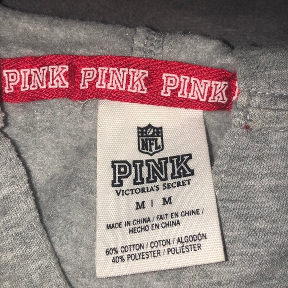 VICTORIA SECRET PINK GIANTS HOODIE Sized Medium - Picture 4 of 6